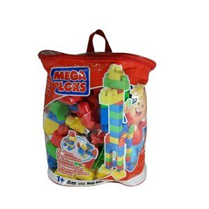 Mega Bloks Childs First Large Bag of 80 Building Blocks